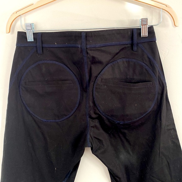 FENDI Black Cotton Stretch Pants 40 / 8